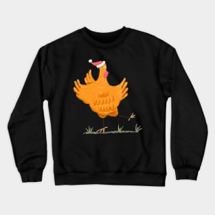 Festive Chicken Crewneck Sweatshirt